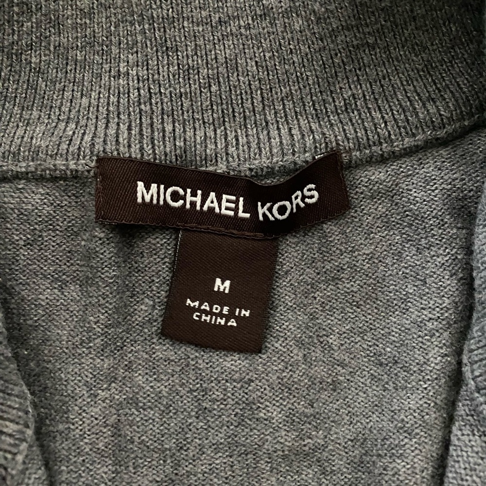 Michael Kors Men’s Zipper Sweater  size M - Picture 3 of 3
